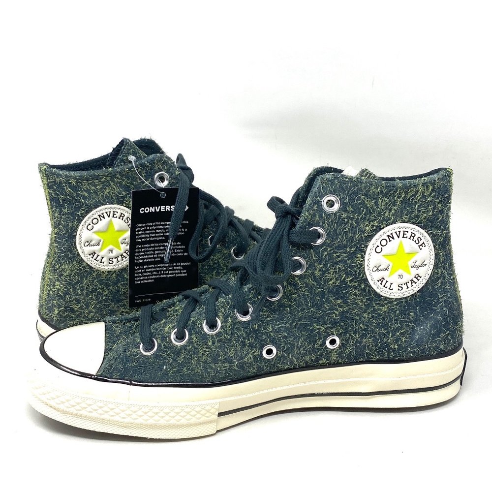 Converse Chuck 70 High Top Seaweed Women's Suede Sneakers Skate Size 172146C - Picture 2 of 8